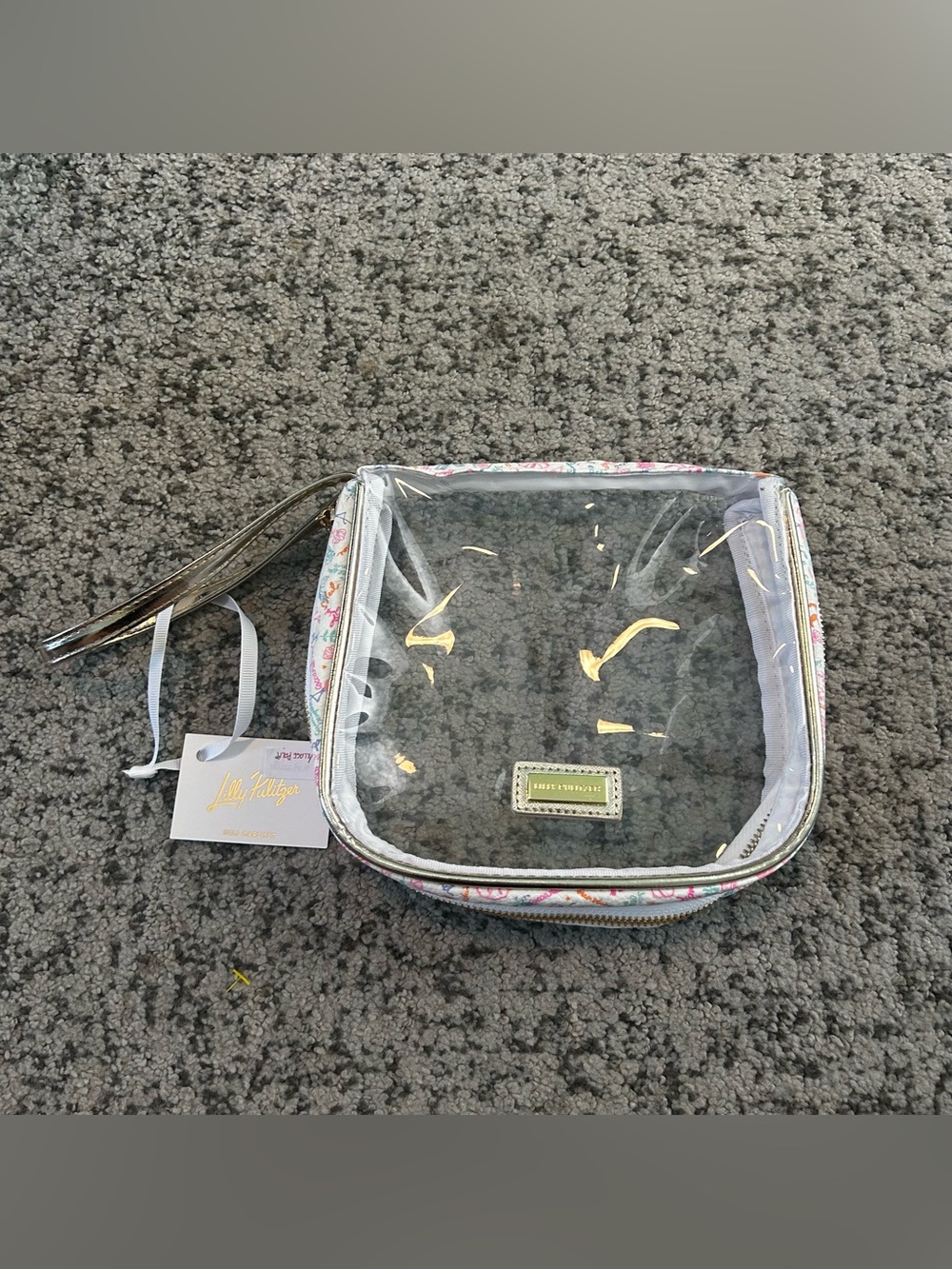 NWT Lilly Pulitzer Transparent Game Day Travel Bag